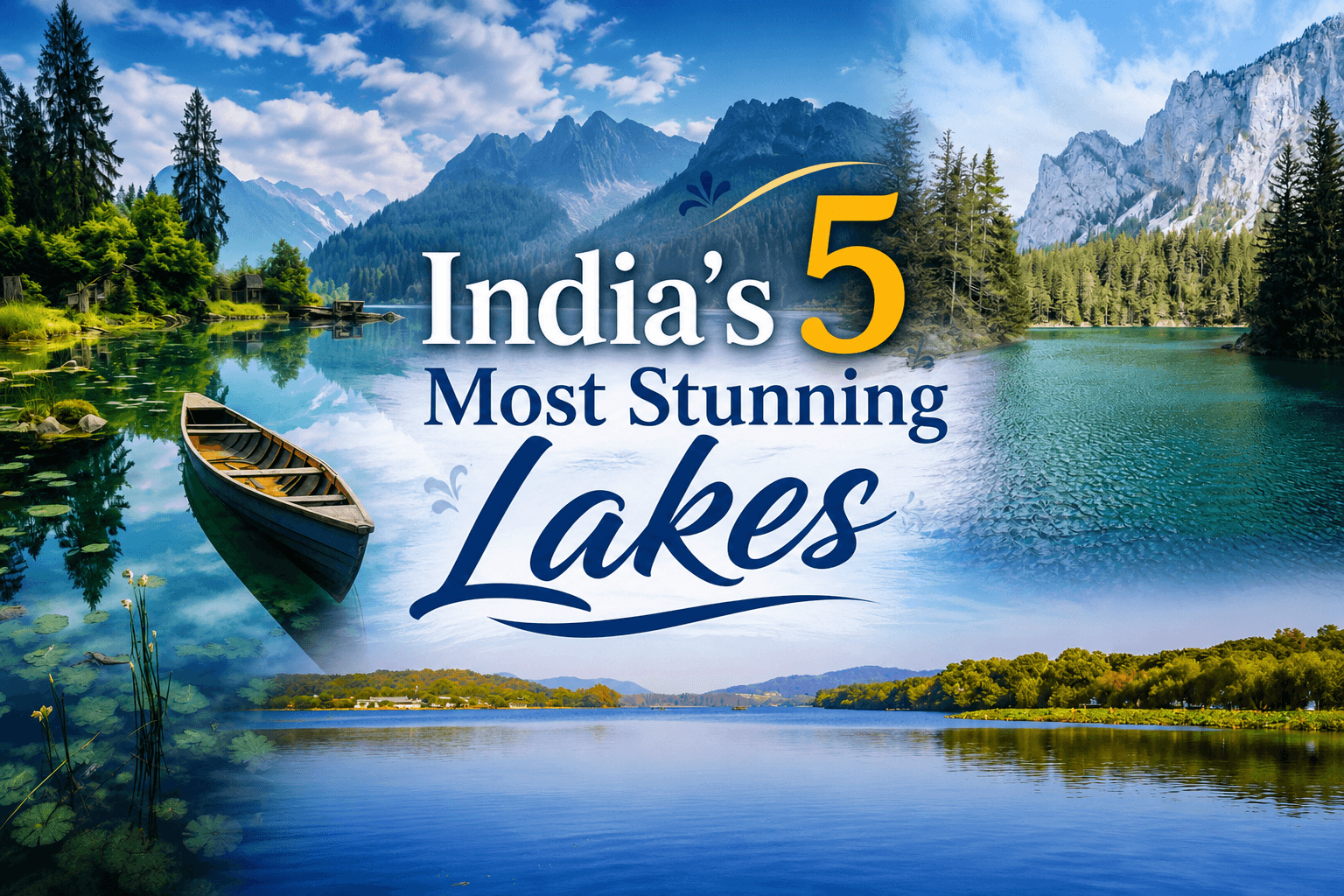 India's 5 Most Stunning Lakes You Need to Visit at Least Once