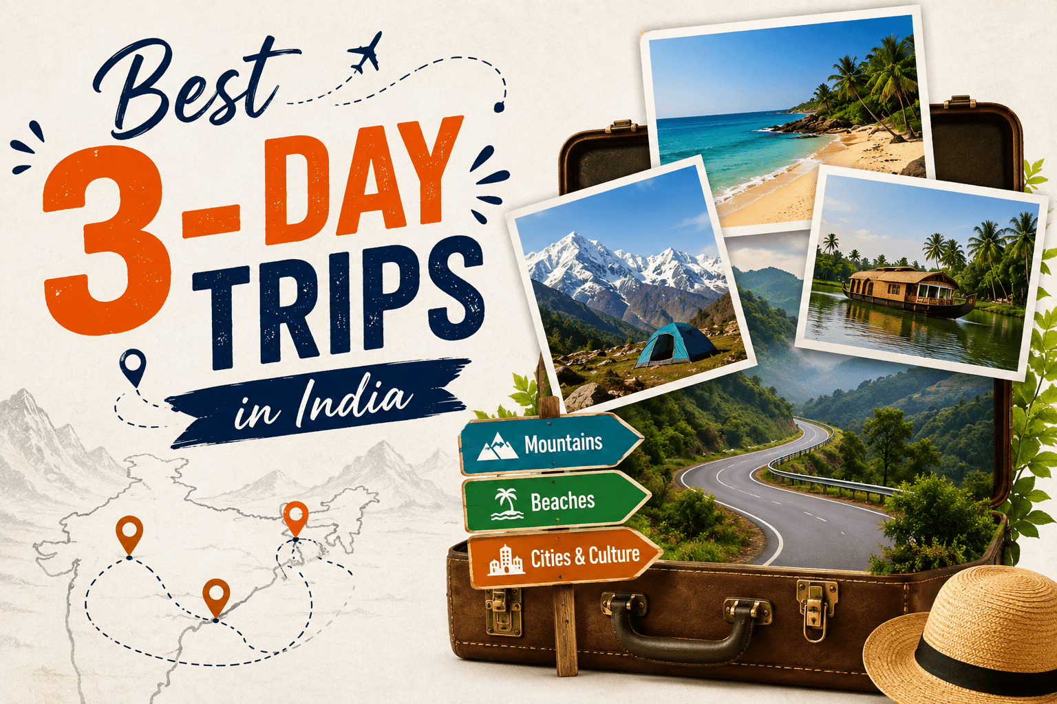 Best 3-Day Trips in India