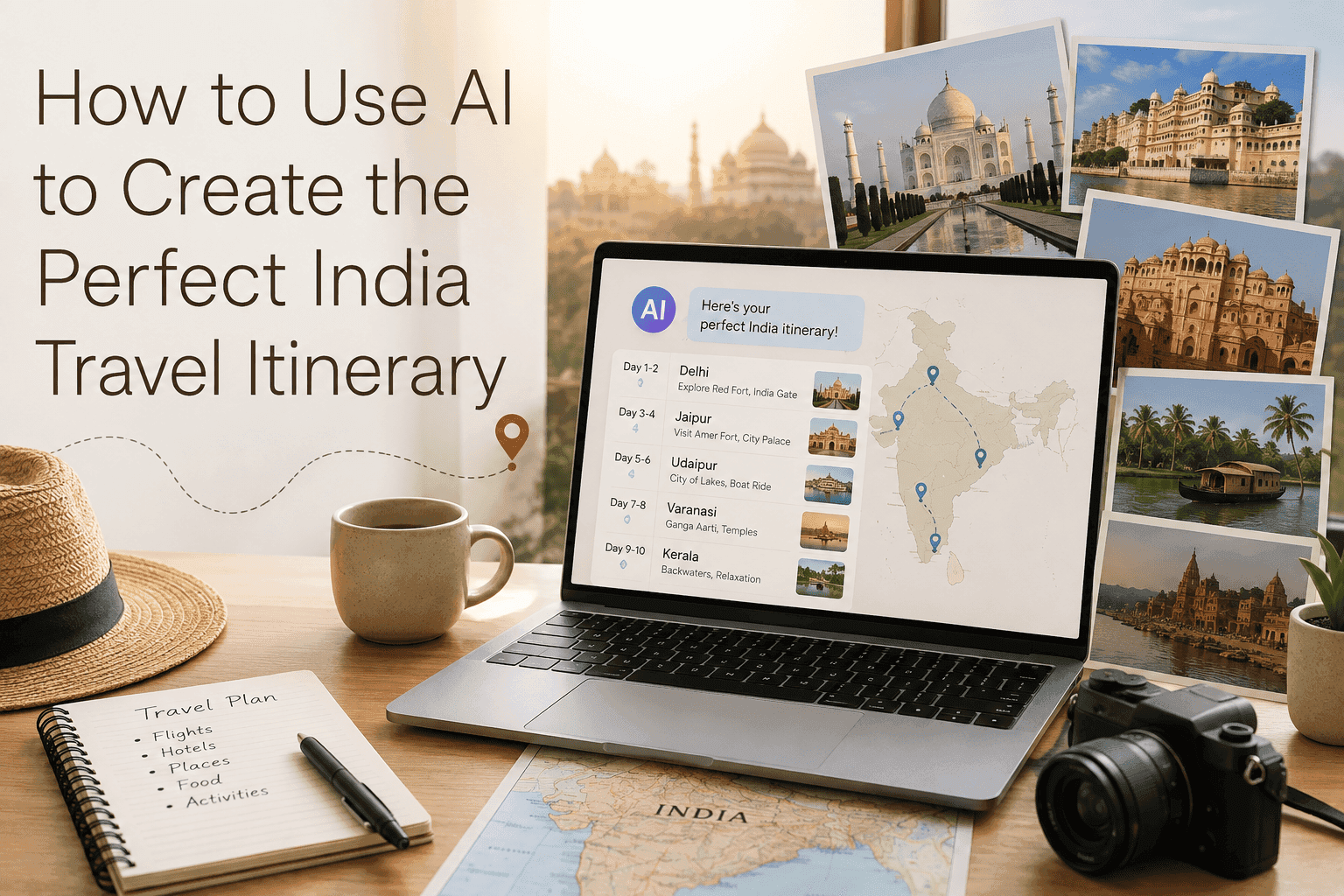 How to Use AI to Create the Perfect India Travel Itinerary