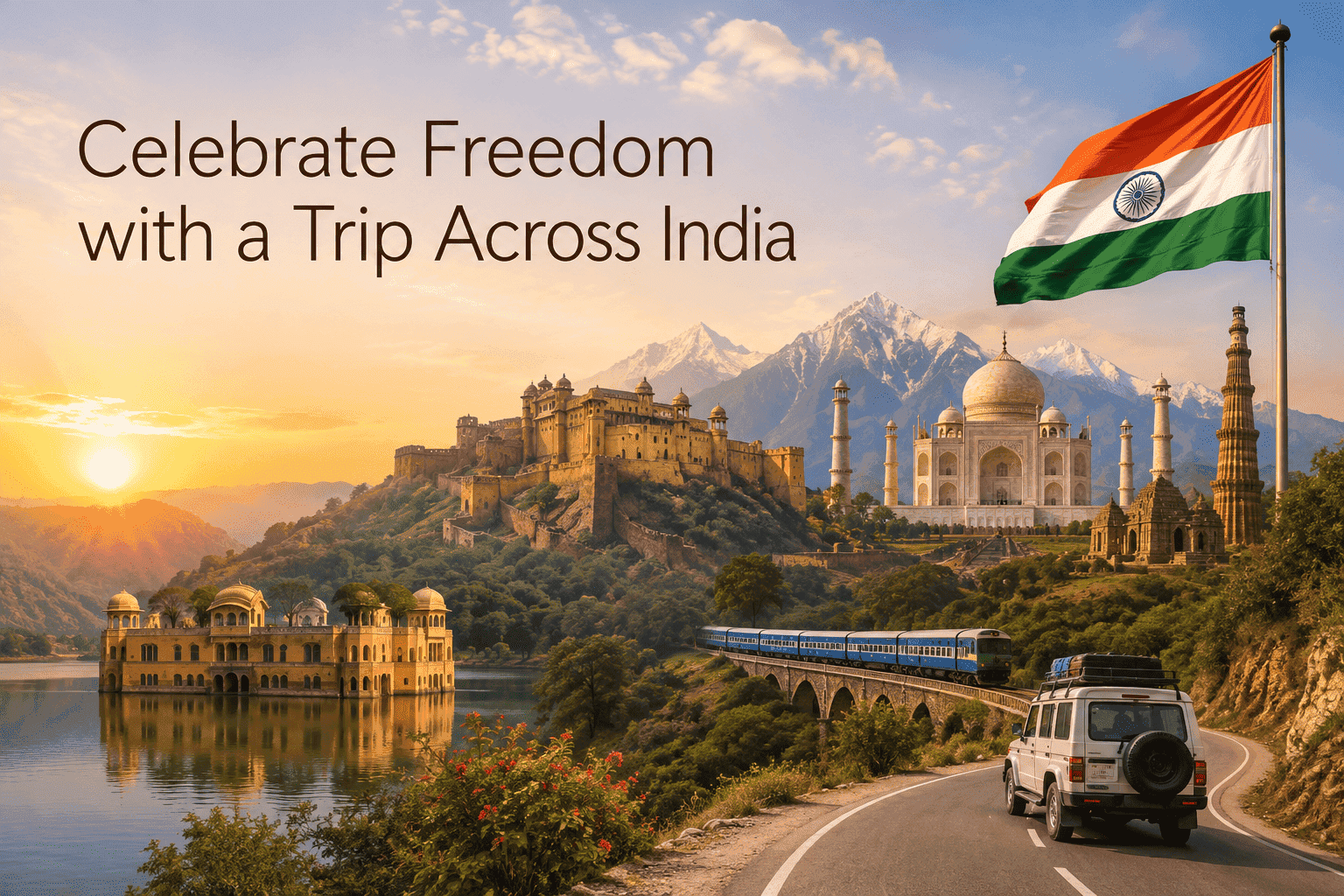 Celebrate Freedom with a Trip Across India
