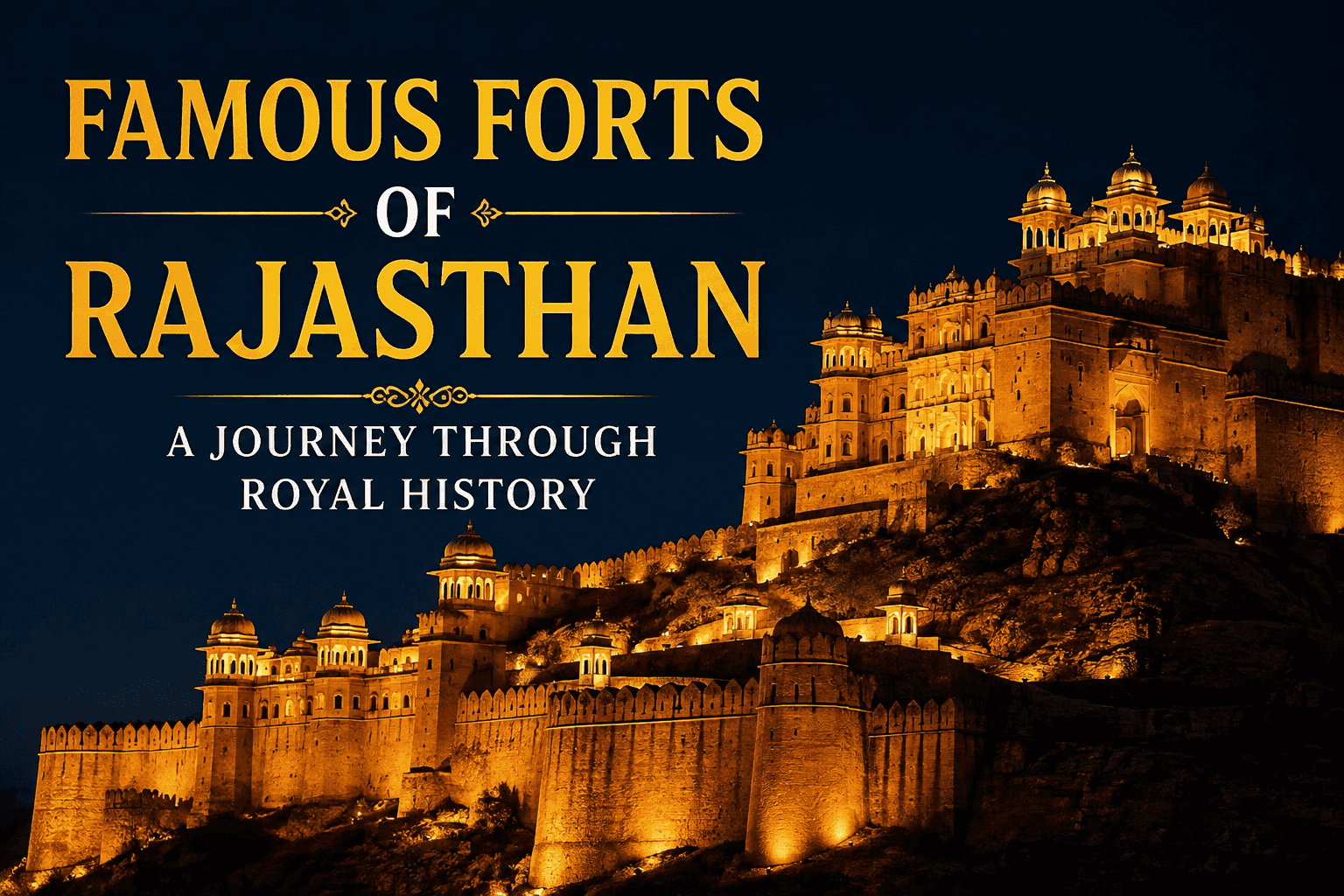Famous Forts of Rajasthan: A Journey Through Royal History