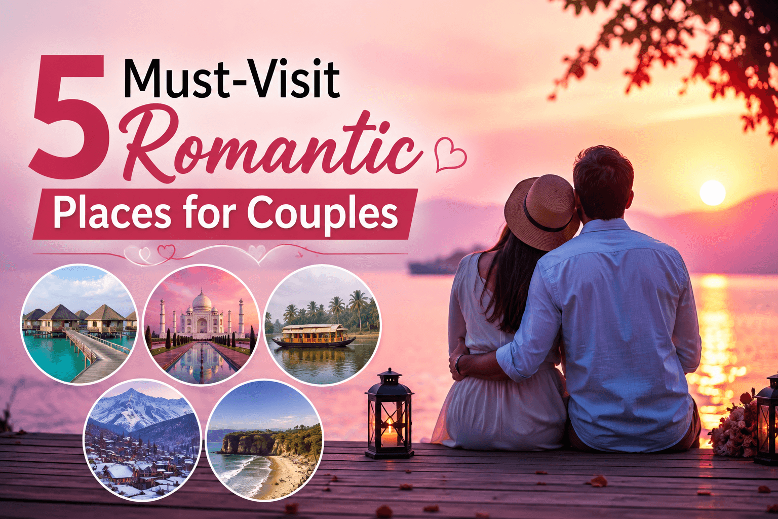 5 Must-Visit Romantic Places for Couples in India