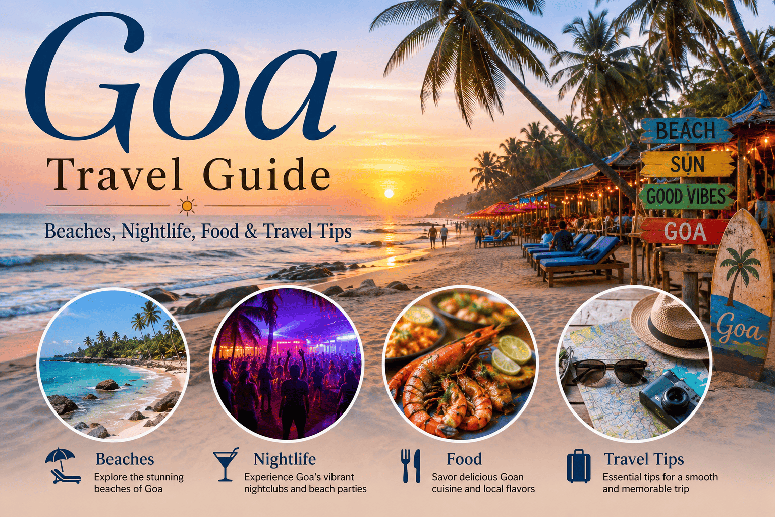 Goa Travel Guide: Beaches, Nightlife, Food & Travel Tips